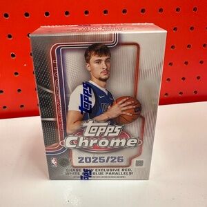 2025-26 Topps Chrome Basketball Blaster Box NEW Sealed From Topps Hobby Box